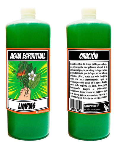 Agua Espiritual Limpias