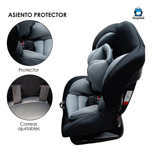 Asiento De Bebé Para Coche Asiento Inclinable 3 Posiciones