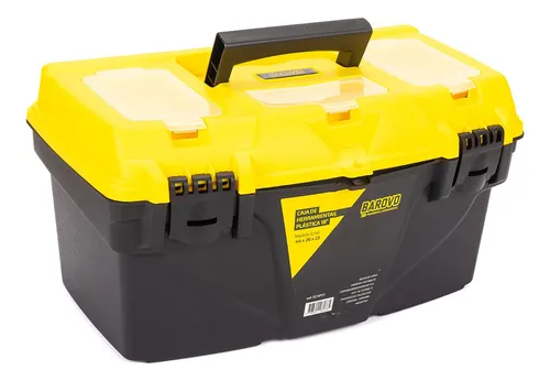 comprar Caja Herramientas 15¨ Doble Cierre Porta Objetos Bandeja