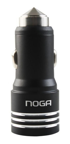 Imagen 2 de 3 de Cargador Usb Para Auto Noga Carga Rápida Carusb7 Dos Puertos