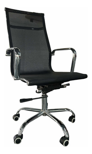 Silla Aluminium De Escritorio Tapizado Mesh Resp Alto Outlet