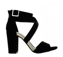 Comprar Clasben Sandalia Tacon Negro Para Mujer 79718