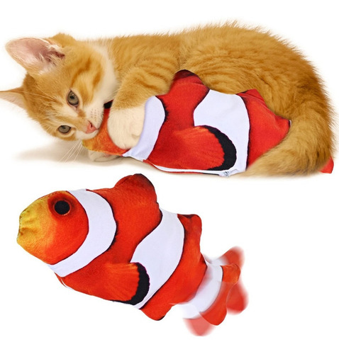 Imagen 1 de 3 de Juguete Interactivo Gatos Gatitos Tik Tok Pez Catnip Usb New