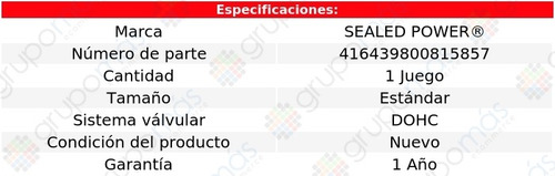 Set Bujes Árbol Levas Std Cutlass Sup 90 A 91 Sealed Power
