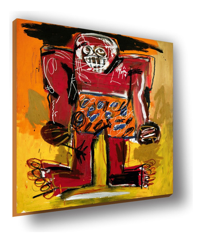 Cuadro Canvas Bastidor Arte Jean-michel Basquiat Box 100x80