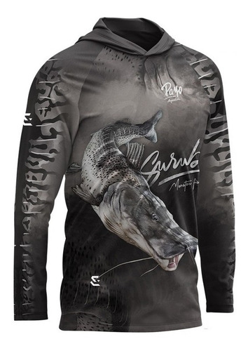 Remera Payo Secado Rápido Cuello Capucha Protección Uv Pesca