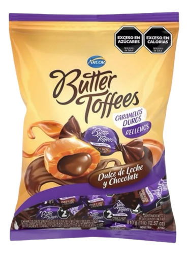 Caramelos Butter Toffees Duro Chocolate X810gr