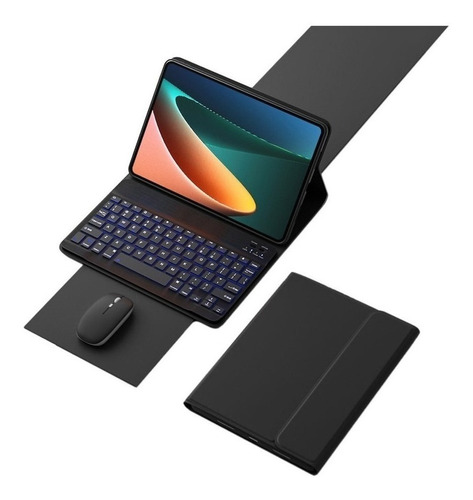 Funda+teclado+ratón Iluminado Para Galaxy Tab A7 Lite 8.7