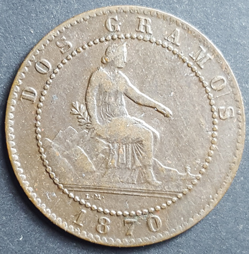 España 2 Gramos De 1870