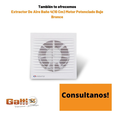 Imagen 9 de 10 de Extractor De Aire Baño/cocina 4 (10 Cm) Con Persiana