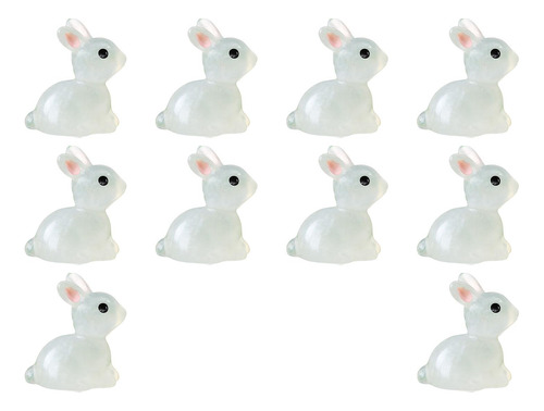 Adorno De Conejitos Luminosos, Esculturas De Jardín,