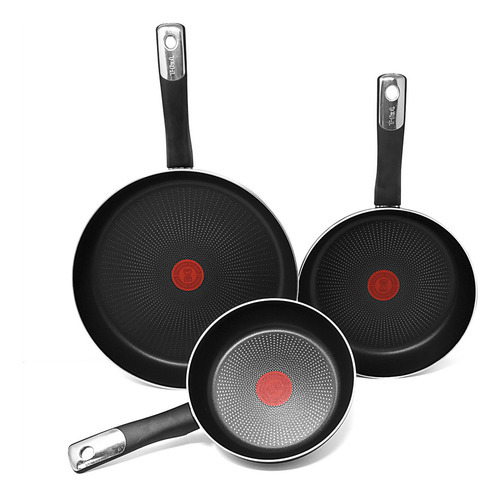 Juego De 3 Sartenes De 20/24/30 Cm Hard Titanium Plus T-fal