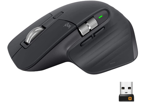 Mouse Logitech Mx Master 3, 4000 Dpi, Bluetooth, Usb