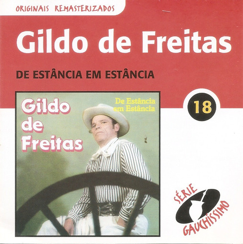 Cd - Gildo De Freitas - De Estância Em Estância