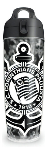 Garrafa De Água Corinthians Oficial 600ml Squeeze Academia