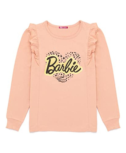 Camiseta Barbie Para Niñas Y Niños Con Estampado De Leopardo