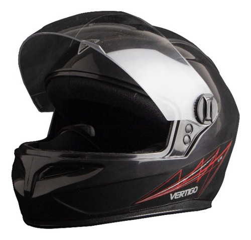 Casco Moto Vertigo V32 Line Negro