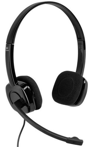 Auriculares ajustables Logitech H151 P2 con micrófono, color negro