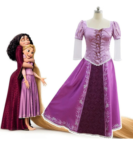Disfraz De Princesa Rapunzel Para Cosplay De Rapunzel