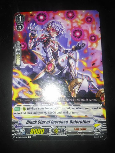 Black Star Of Increase, Balerother - V-eb07 Carta Vanguard