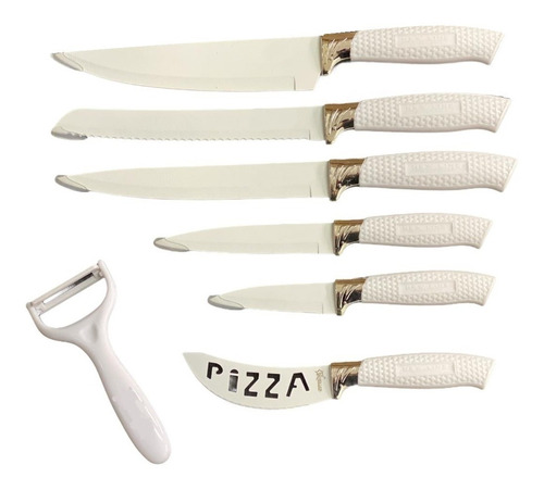 Set Cuchillos 7 Pcs Juegos Cuchillos Cuchillo Asado Cocina