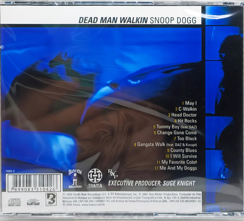 Cd Snoop Doggy Dogg Dead Man Walkin