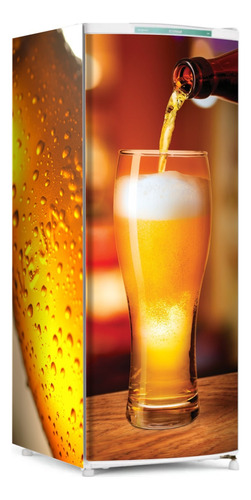 Adesivo Envelopamento De Geladeira Cerveja Be007  Md162