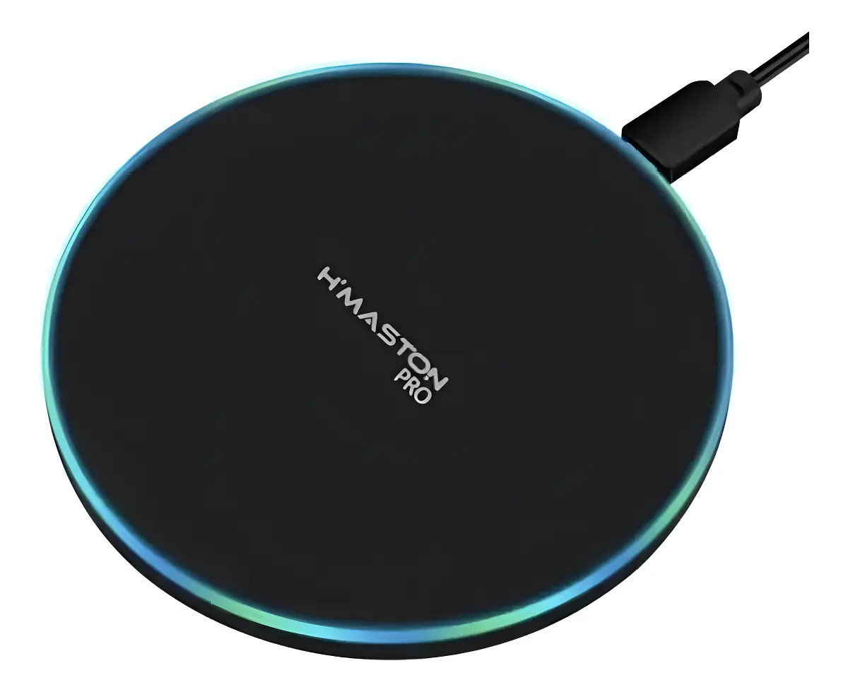 Carregador Sem Fio Indução Max 20w Para Celular Rápida Ys10 Cor Preto
