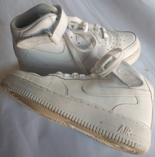 Tênis Air Force 1 Mid Branco Nike - 37