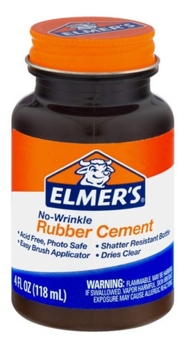 Rubber Cement Adhesive, 4 Oz, Pack Of 3 (e904)