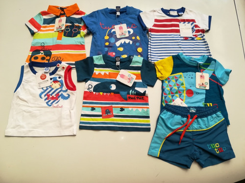 Poleras Y Conjunto Bebe Marca Tuc Tuc Talla 3 Meses