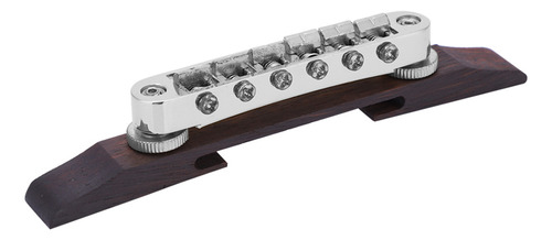 Base De Palisandro Guitar Bridge Para Música Jazz Tipo Sg