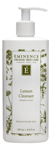 Limpiador Facial Eminence Organic Lemon Cleanser 250ml