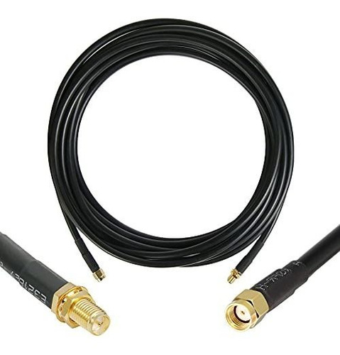 15 Pies Rp-sma Cable De Extensión Macho A Hembra Rp-sma (5