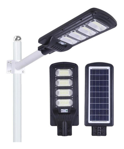 Foco solar de pared Super LED de 200 W con barra de control