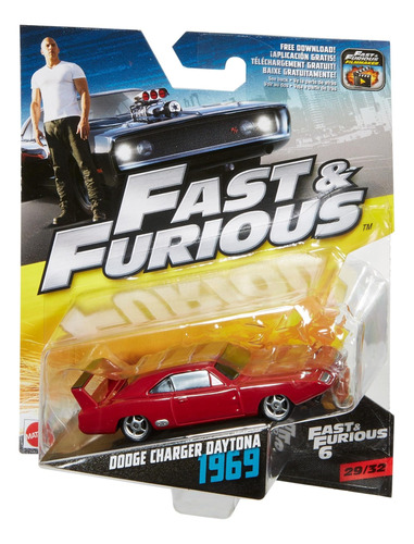 Mattel Dodge Charger Daytona 1969 Fast And Furius 6