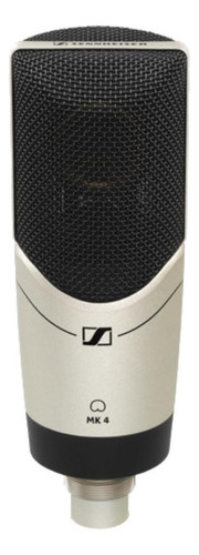 Sennheiser Mk 4 Microfone Condensador Cardióide Cor Preto/Prata