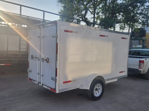 Remolque Cama Baja Cerrado Aluminio Camion Traila Guad