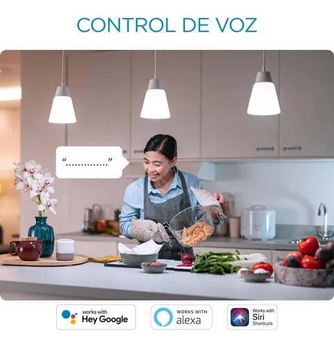 Bombillo Led Wiz Wifi 6w E26 X3 Unidade Luz Calida