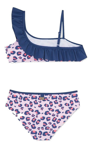 Bikini Poliester Niña Wanama Print Rosa Pre