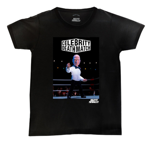 Celebrity Deathmatch Árbitro - Remera 100% Algodón