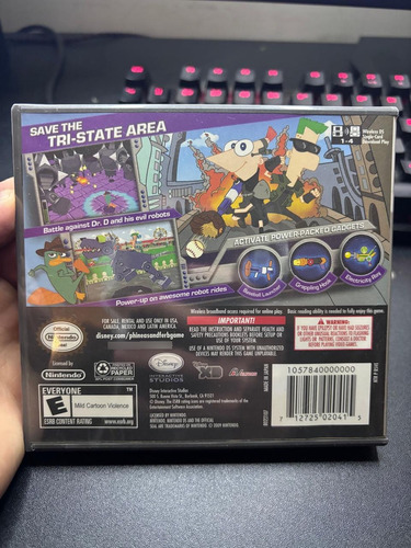 Phineas And Ferb Across 2nd Dimension Nintendo Ds Nuevo (Usado)