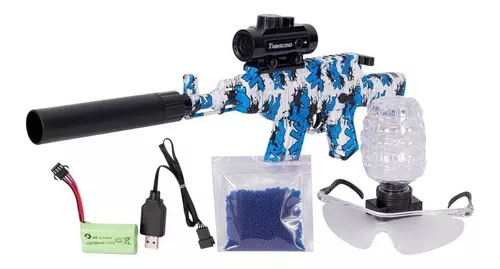 Gel Blaster Rifle AKM Elétrico de Bolinhas de GEL Orbeez - Airsoft