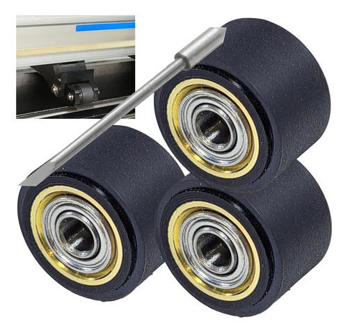 Pinch Roller Plotter Graphtec-120 3pz + Navaja Gratis