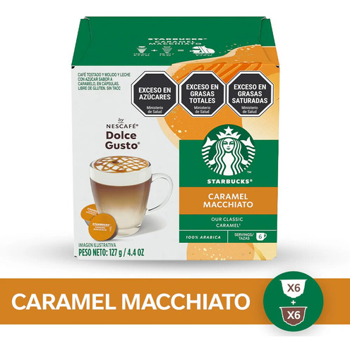 Starbucks Caramel Macchiato Cápsulas Dolce Gusto