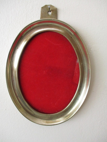 Antiguo Marco De Bronce Macizo 1 Kilo Impecable 17 Cms Alt . (Usado)