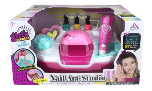 Juego Decora Pinta Uñas Niñas Nail Studio Spa Salón Belleza 