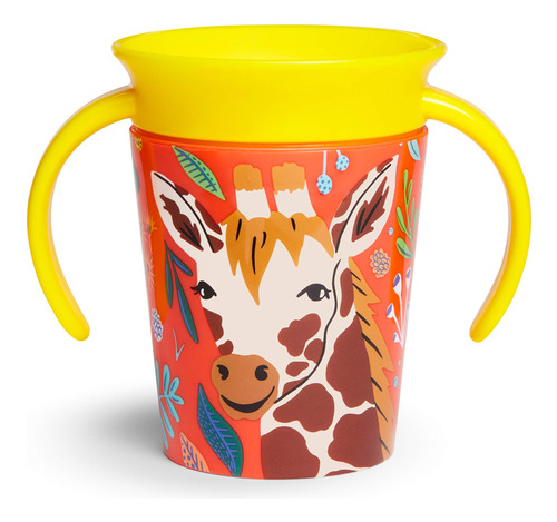 Taça De Treino Munchkin Miracle 360 Wildlove 180 Ml Giraffe