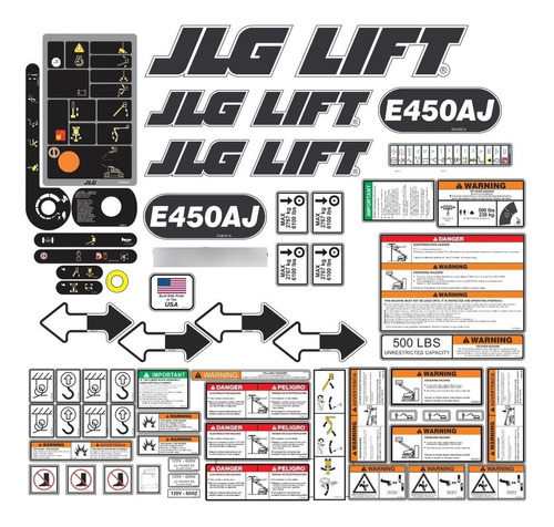 Calcomanias Para Elevador JLG E450aj