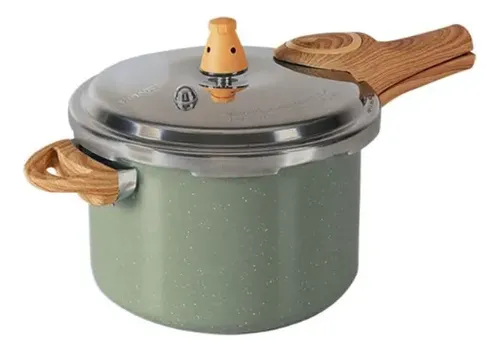 Panela De Pressão Indução Brinox Ceramic ​Life 4,2l Botanika